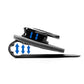 Clip per occhiali multifunzione in pelle scamosciata con logo dell'auto