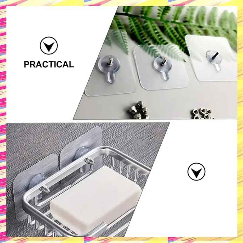 Bezplatná montáž na stenu Transparentný háčik (20 ks)