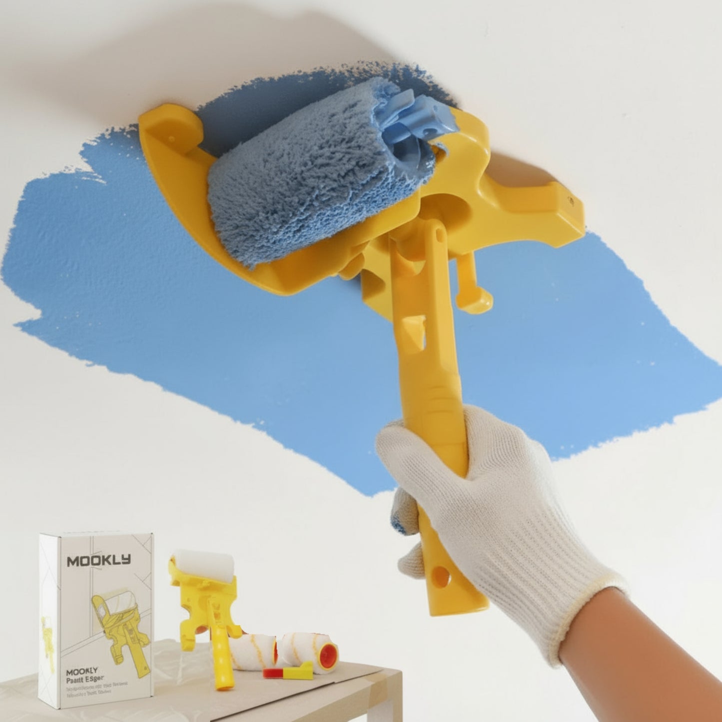 Farbroller mit Führung – Perfektes Kanten-Finish