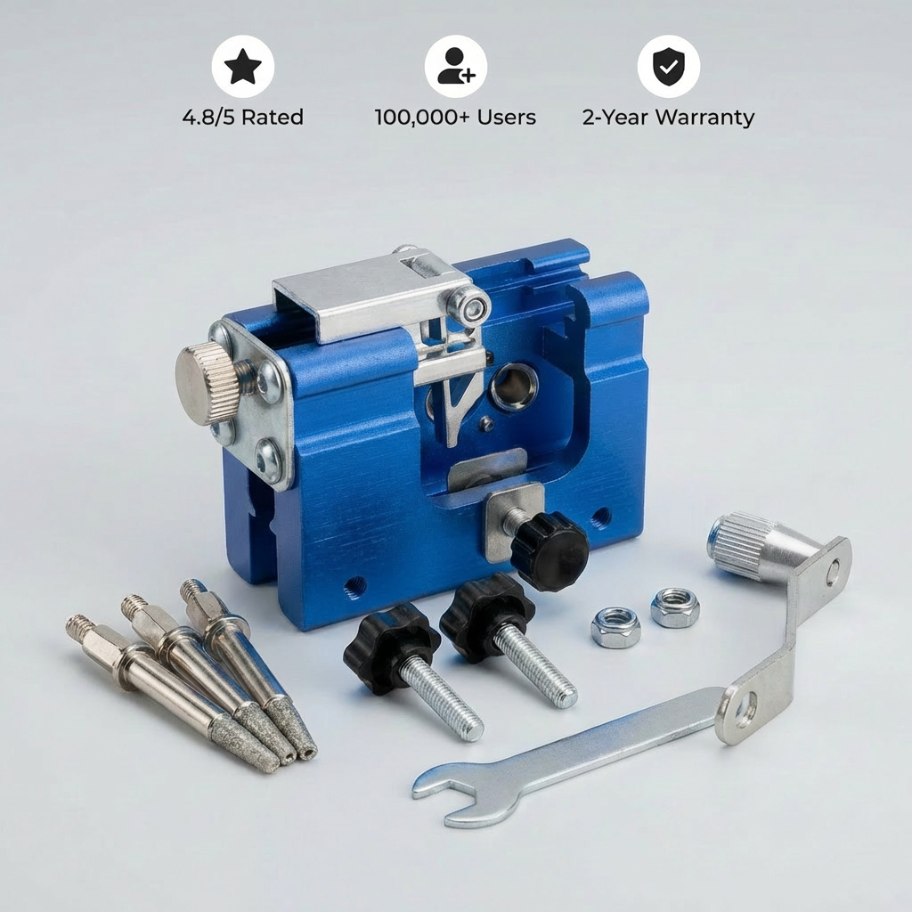 Kit de afiação de motosserras (3 cabeças)